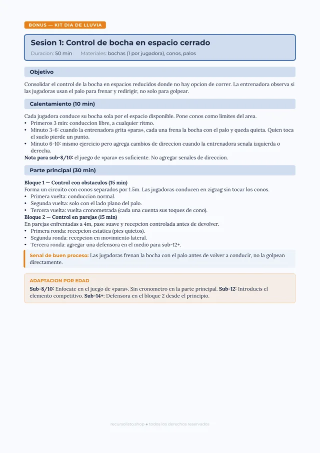 Bono: Kit Día de Lluvia